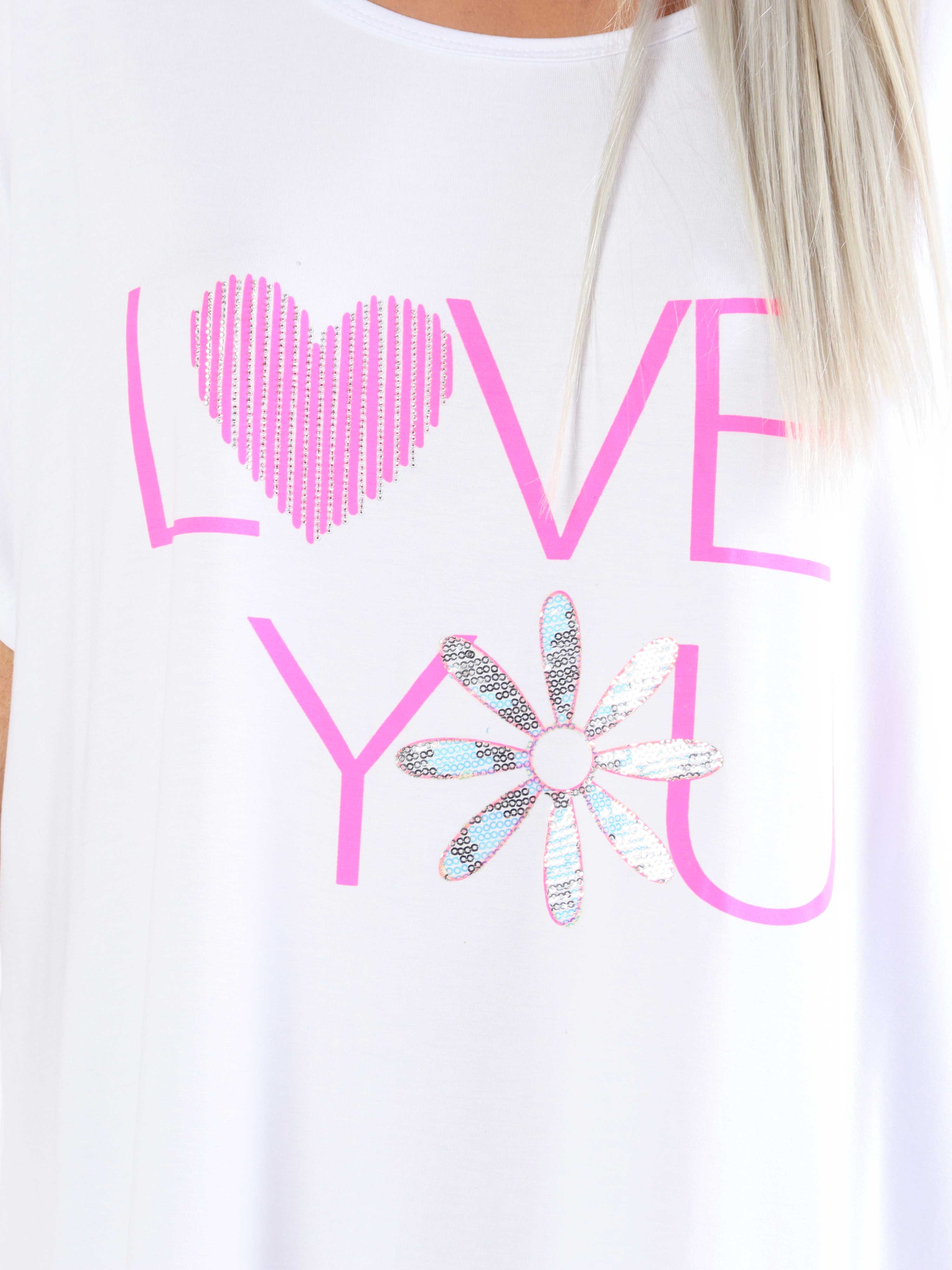 Edina - Plus size t-shirtklänning i viskosblandning med tryck